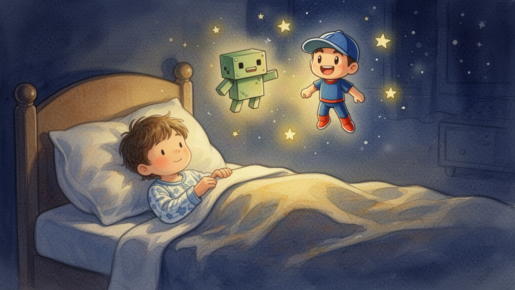 How to Help Your Child Stop Asking for a Bedtime Story About Their Favourite Video Game Character