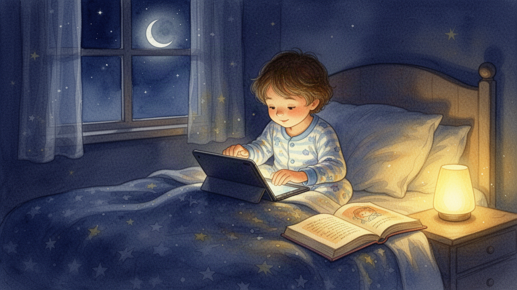 How to Help Your Child Stop Asking for the TV or Tablet Right Before Bed
