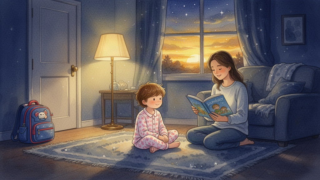 Sunday Night Blues in Children: How to Make the Evening Before School Calm, Not Tearful