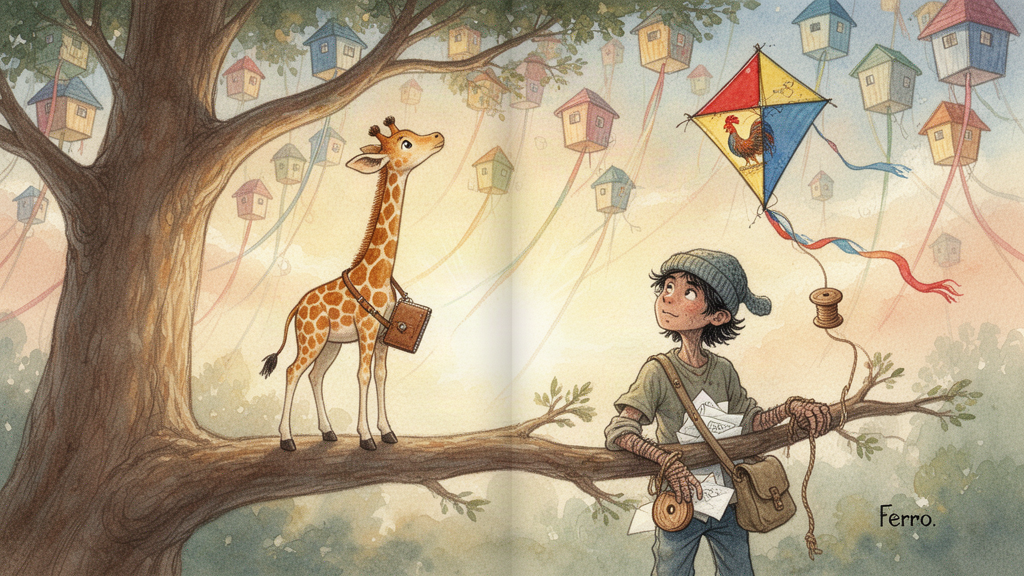 Illustration for Millie and the Kite Called Loop