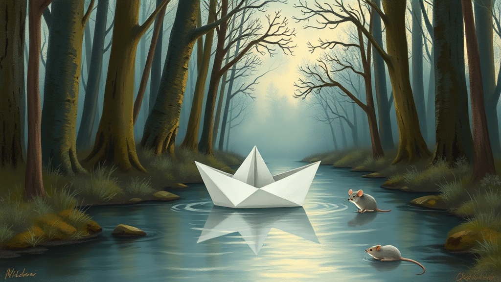 Illustration for Fold and the River That Went Sideways