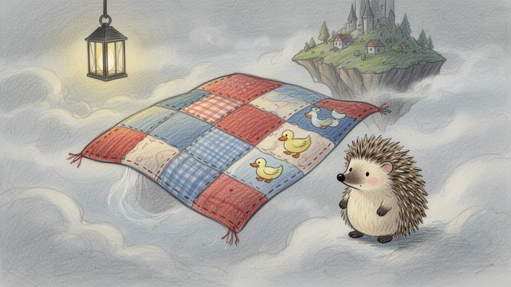 Illustration for Quilty and the Cloud That Wouldn't Stop Shivering