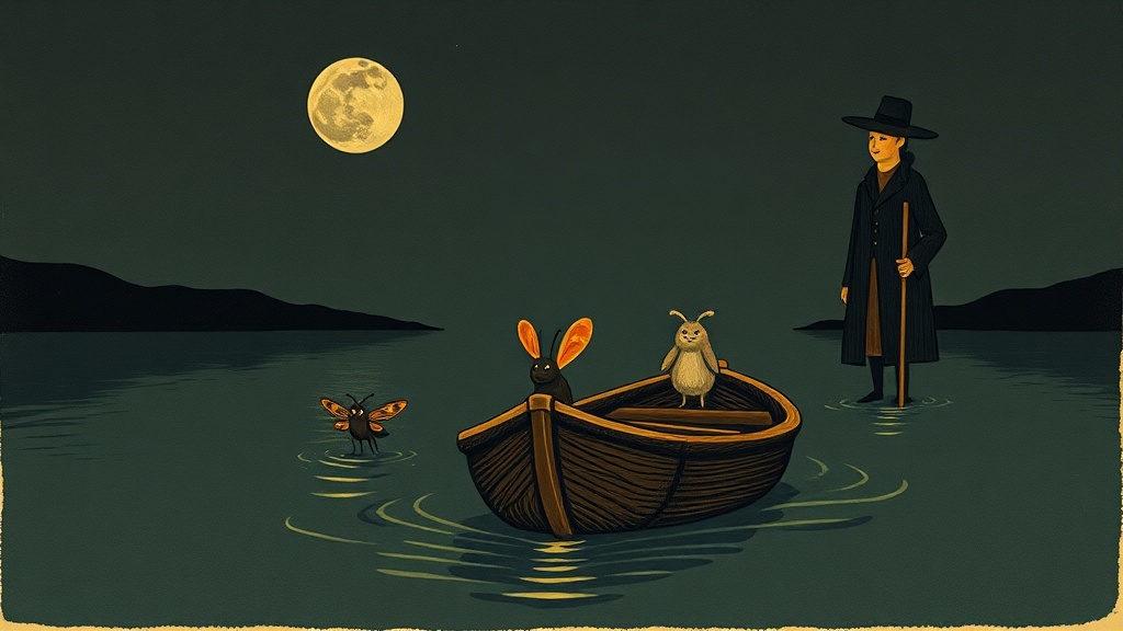 Illustration for Fleck and the Ferry That Crosses at Night